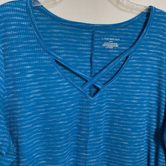 LANE BRYANT Striped Strappy Top - Picture 2 of 7
